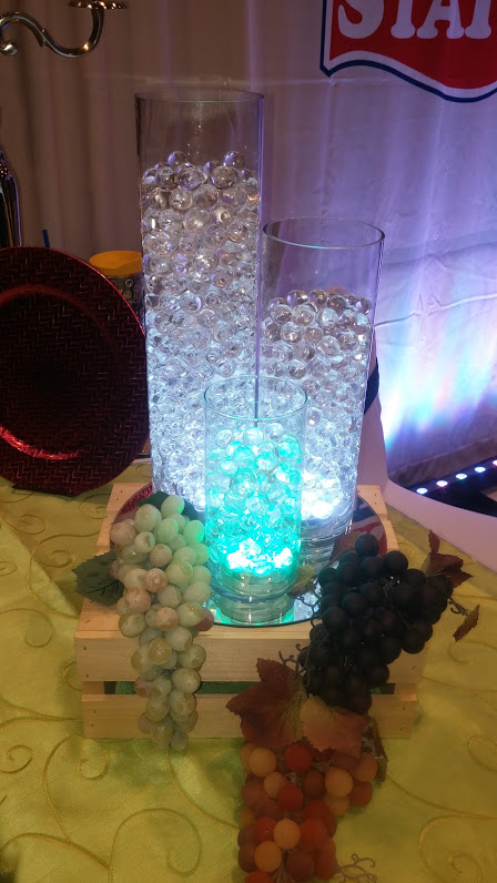 Clear XL Floral Beads, Vase Filler - Grand Events Tent & Event Rental